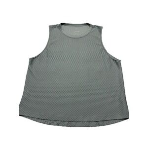 Gottex Swim Sleeveless Workout/casual Shirt Sage Green Sz Medium